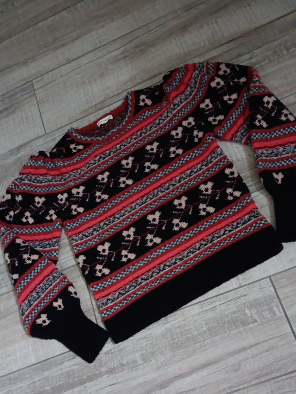 ULLA JOHNSON..PATTERNED SWEATER..MEDIUM
